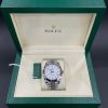 Đồng hồ nam Rolex datejust 904L niềng trơn mặt trắng hàng lướt cao cấp
