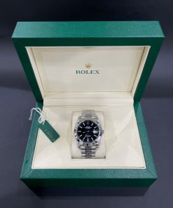 Đồng hồ nam Rolex DateJust 1:1 Best Edition black Dial 41mm