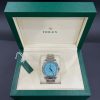 Đồng hồ nam Rolex Oyster Perpetual mặt xanh mint 41mm