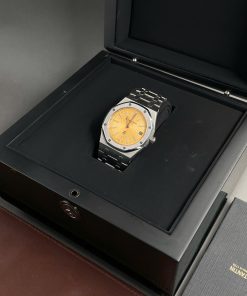 Đồng hồ nam Audemars Piguet Royal Oak 15400 Replica cao cấp Mặt vàng 41mm
