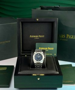 Đồng hồ nam Audemars Piguet Royal Oak 15400 Replica cao cấp Mặt xanh blue 41mm