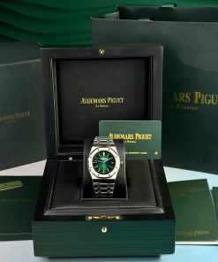 Đồng Hồ Audemars Piguet Royal Oak Jumbo Replica cao cấp Mặt xanh lá 39mm