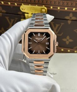 Đồng hồ Patek Philippe Cubitus 5821 Replica cao cấp Mặt nâu 45mm