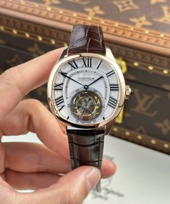 Đồng hồ Cartier Drive De Cartier W4100013 Tourbillon Replica 40mm