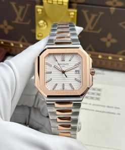 Đồng hồ Patek Philippe Cubitus 5821 Replica cao cấp Mặt trắng 45mm