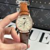 Đồng hồ Jaeger LeCoultre Master Ultra Thin Perpetual Replica cao cấp Mặt trắng Niềng vàng 39mm