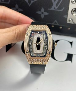 Đồng Hồ nữ Richard Mille RM 07-01 Ladies Replica cao cấp Vàng gold 45,6mm