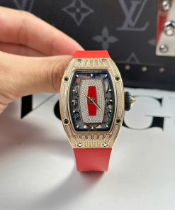 Đồng Hồ nữ Richard Mille RM 07-01 Ladies Replica cao cấp Vàng gold 45,6mm