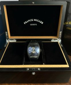 Đồng hồ Franck Muller Grand Central Tourbillon Replica Carbon 45mm