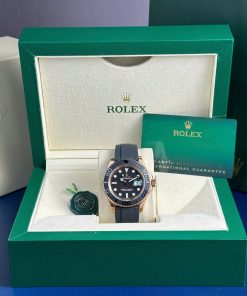 Đồng hồ Rolex Yacht-Master Replica cao cấp Niềng vàng 40mm