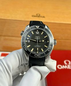 Đồng hồ nam Omega Seamaster Planet Ocean Replica cao cấp Mặt đen 42mm
