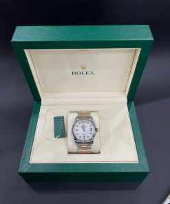 Đồng hồ nam Rolex Day Date replica cao cấp Mặt Khảm Trai 41mm