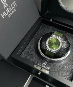 Đồng hồ nam Hublot Classic Fushion Replica cao cấp Mặt xanh Niềng thép 42/38mm